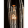 Lampe LED Filament Wave G125 E27 3W 2200K dimmable Bailey