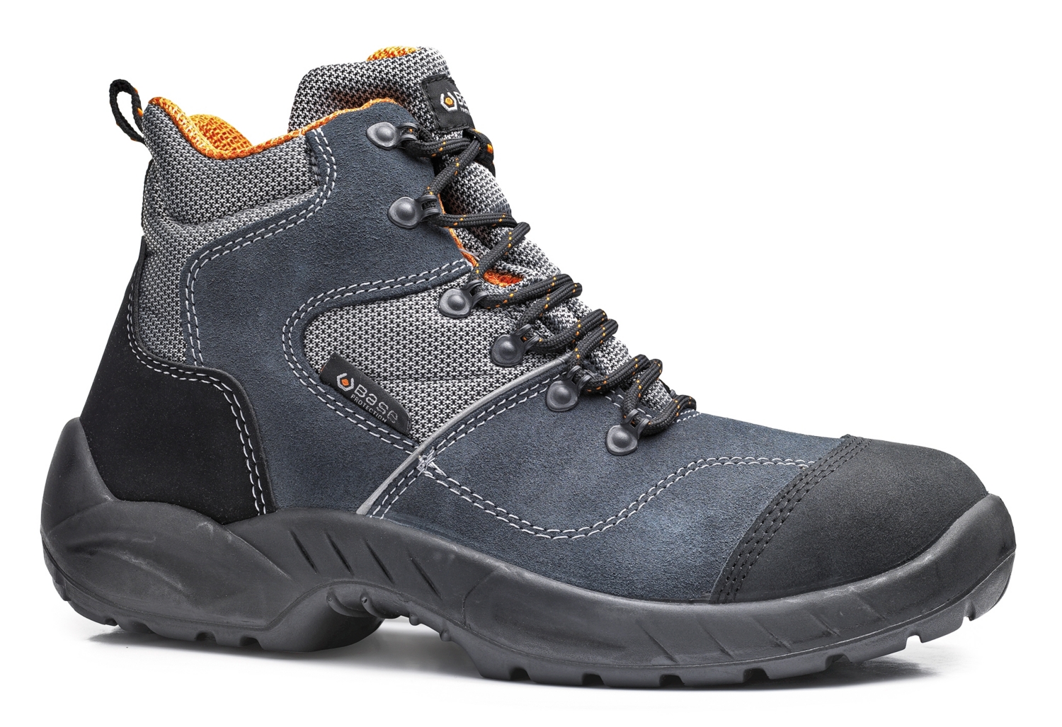 Chaussures haute Dammtor B0156 - Gris/Orange Base Protection