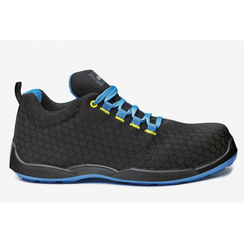 Chaussures de sécurité basses Marathon B0677 - Noir/Bleu Base Protection