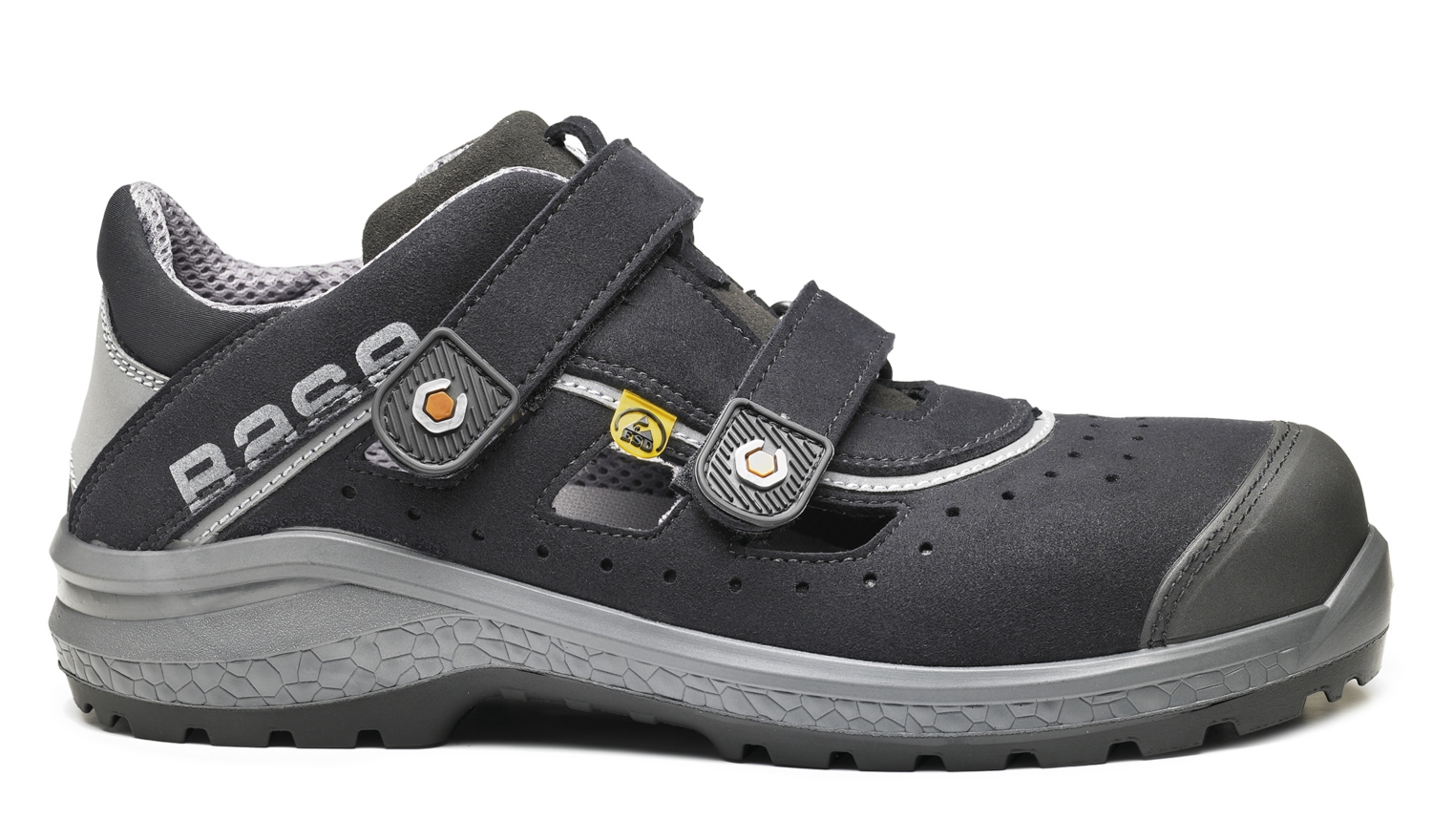 Chaussures de sécurité basses Be-Fresh B0871 - Noir/Gris Base Protection