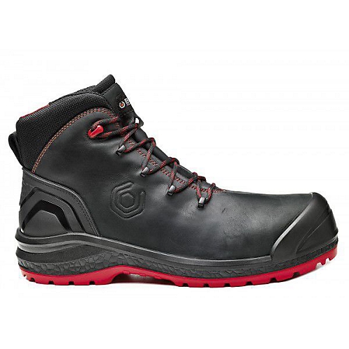 Chaussures haute Be-Uniform Top B0888N - Noir/Rouge Base Protection