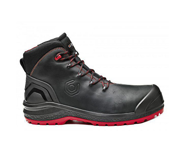 Chaussures haute Be-Uniform Top B0888N - Noir/Rouge Base Protection