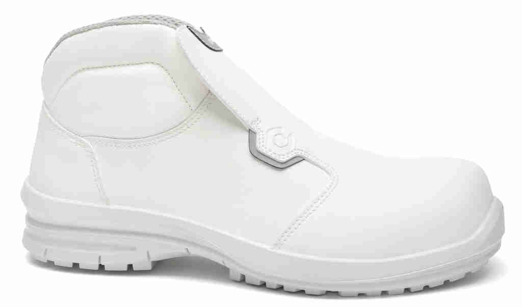 Chaussures de sécurité haute agro-alimentaires Kuma Top ESD mixte blanc - S2 ESD CI FO SR - Hygiène