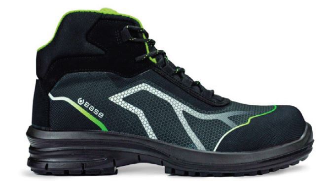 Chaussures hautes Oren B0979 - Noir/Vert Base Protection