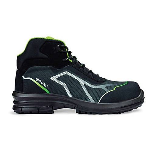 Chaussures hautes Oren B0979 - Noir/Vert Base Protection