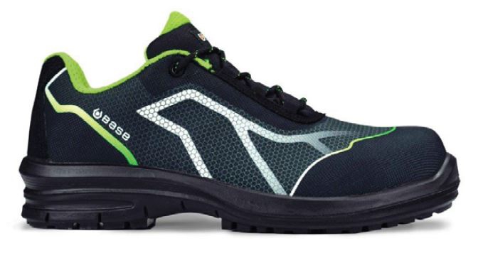  Chaussures de sécurité basses Oren B0978 - Noir/Vert 