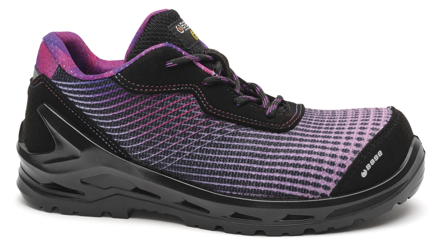 Chaussures de sécurité basses Arya femme noir/violet - PL ESD FO SR Base Protection