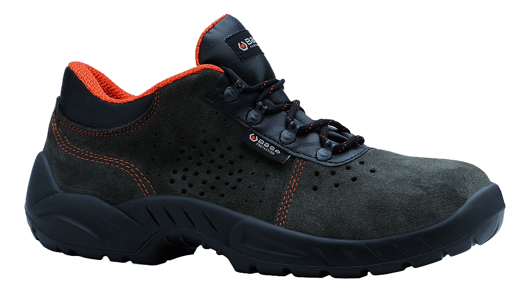 Chaussures de sécurité basses Opera B0150 - Marron/Orange Base Protection
