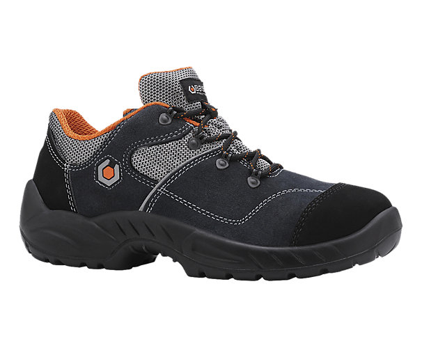 Chaussures basses Garibaldi B0155 - Noir/Orange Base Protection