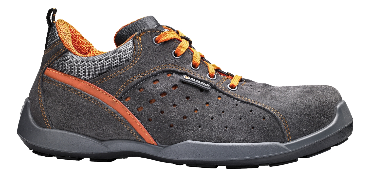 Chaussures de sécurité basses Climb B0618 - Marron/Orange Base Protection