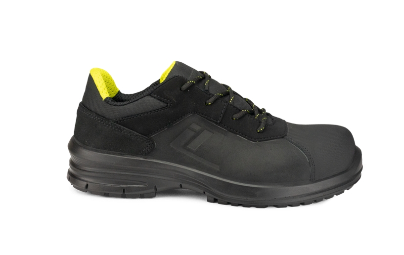 Chaussures de sécurité basses Kina B0900 - EN 20345 S3L FO SR Noir/Jaune Ileva