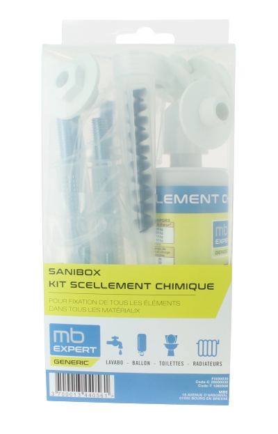 Kit de scellement chimique 165 ml MB Expert
