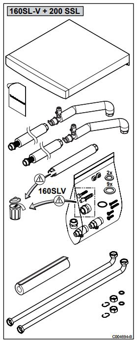 Kit liaison ballon 160SL - 220SSL Chappee