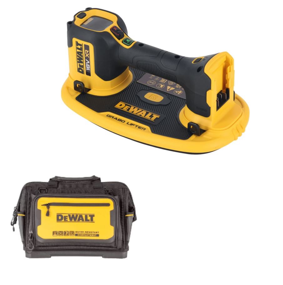 Ventouse Grabo 18 V + Sac de transport offert DeWalt