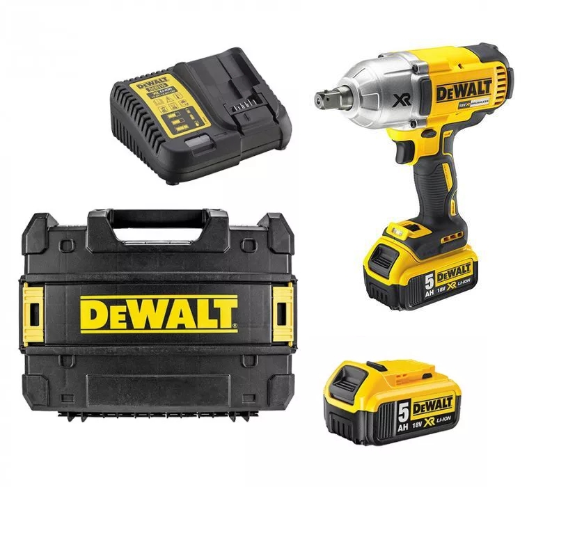 Boulonneuse 18 V 5 Ah couple maxi 950 Nm DeWalt