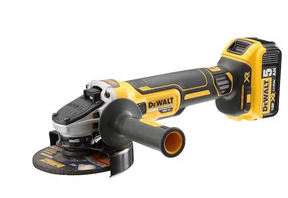 Meuleuse XR 18V 5Ah Li-Ion Brushless 125mm DeWalt