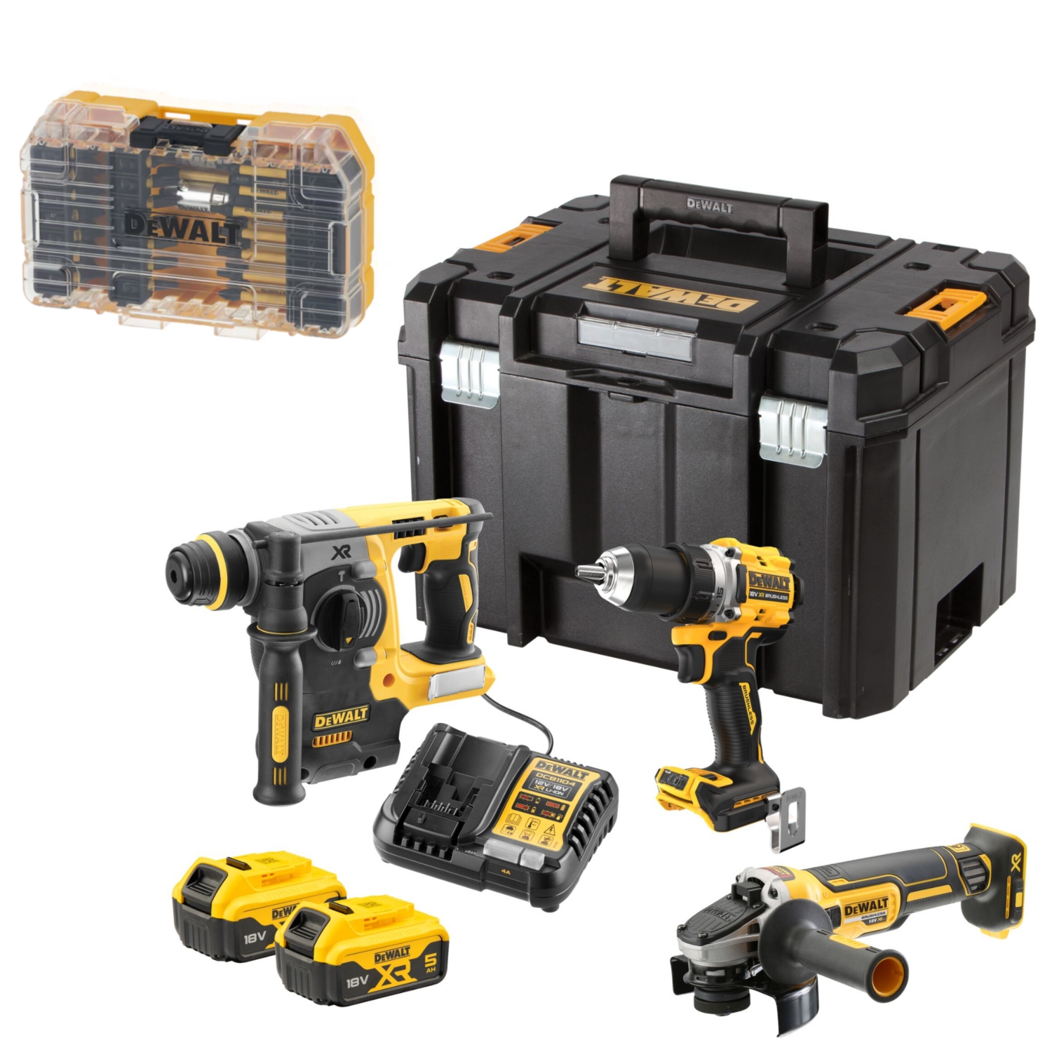 Kit 3 outils XR 18 V Brushless + Coffret d'embouts 37 pièces DT70732T-QZ