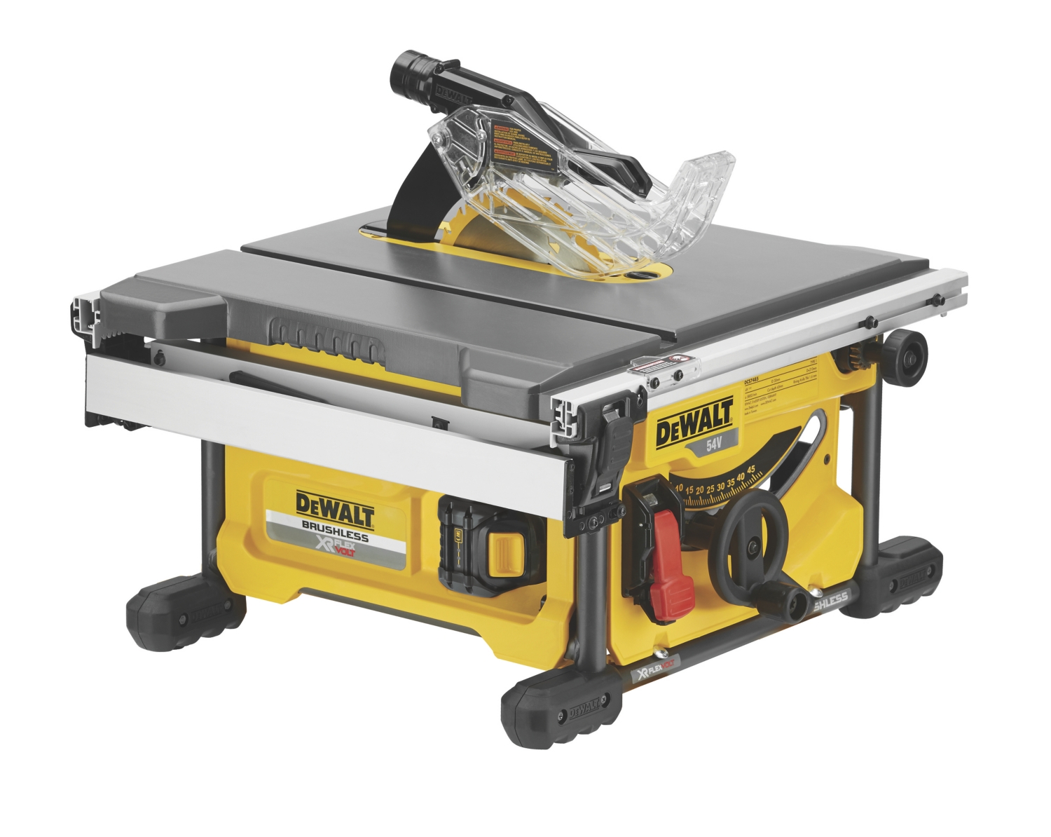 Scie à table 210 mm 54V XR FlexVolt DeWalt