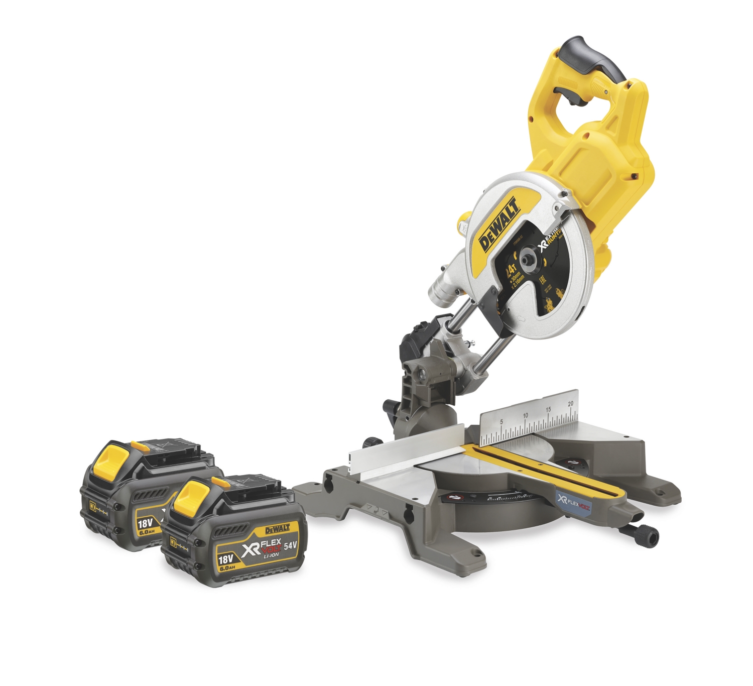 Scie à onglets 216 mm 54V XR FlexVolt DeWalt