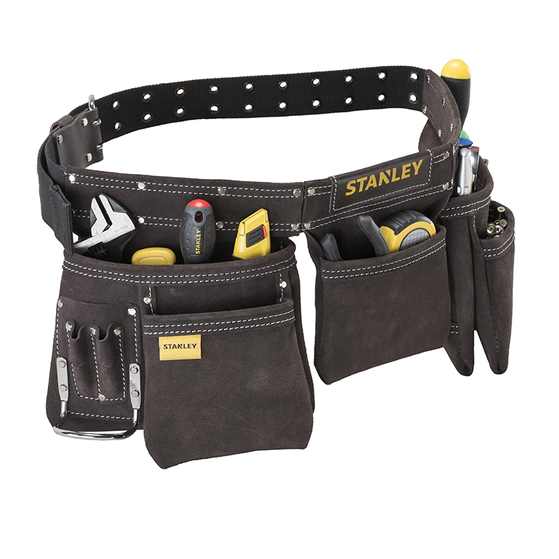 STANLEY, Ceinture porte-outils en cuir