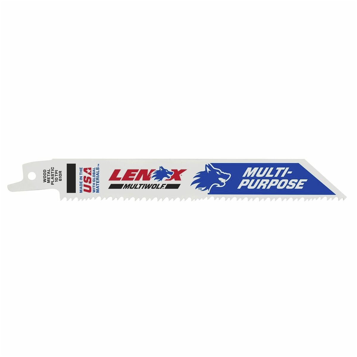 Lame de scie Multiwolf Wave Edge 10 TPI 152 x 19 x 0,9 mm Lenox