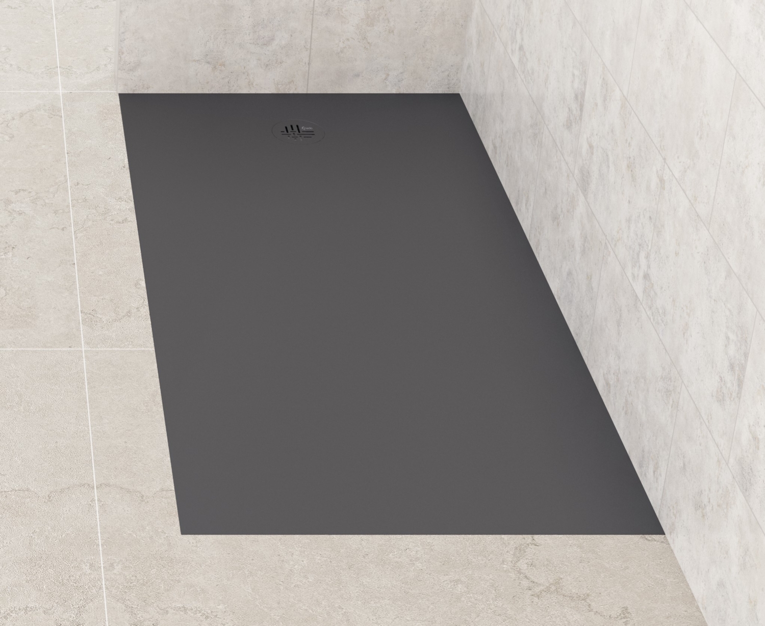 Receveur Kinesurf Nova découpable extra-plat rectangulaire à poser ou à encastrer Kinedo