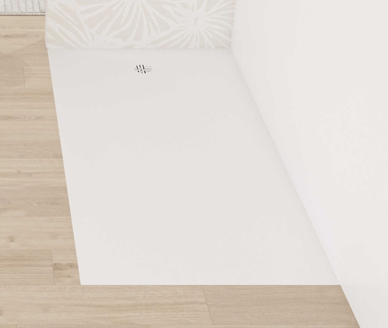 Receveur Kinesurf Nova extra-plat rectangulaire antidérapant à poser ou à encastrer Kinedo