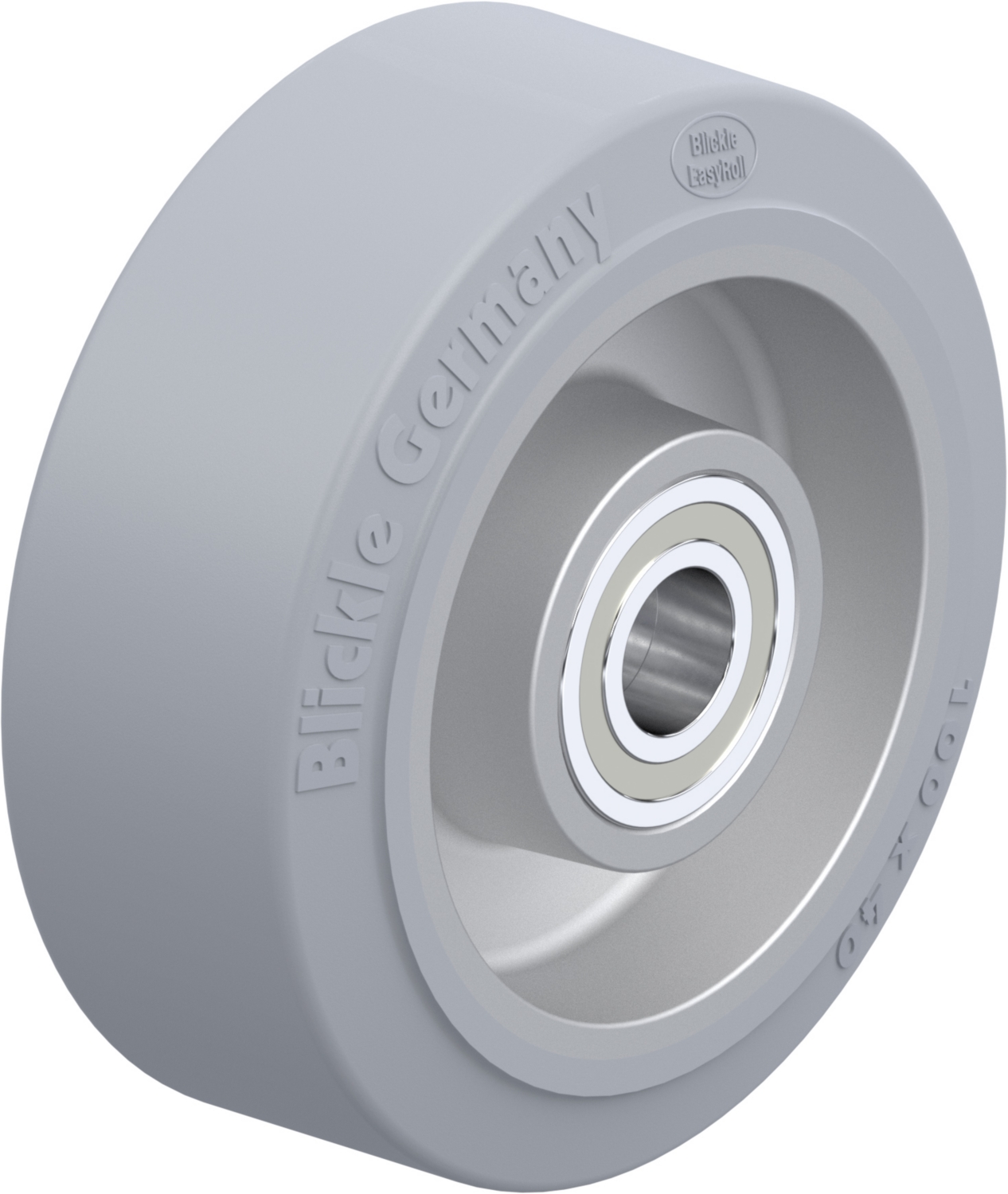  Roue ALEV Non tachant gris Roulement à billes 
