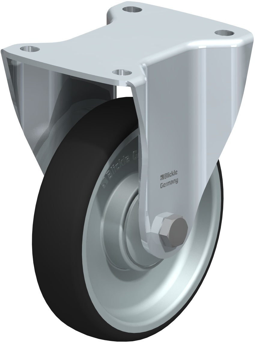 Roulette fixe BH-PATH à platine Roulement à billes sans frein Blickle