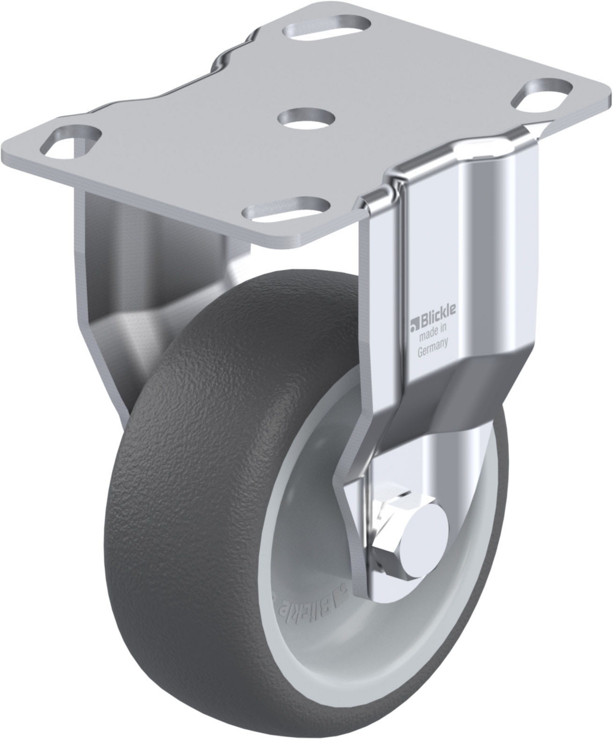 Roulette fixe polyuréthane lisse BKPA-PATH Ø 80 mm 120 kg Blickle