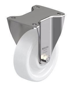 Roulette fixe en polyamide avec monture en inox fortes charges Ø 150 mm 800 kg Blickle