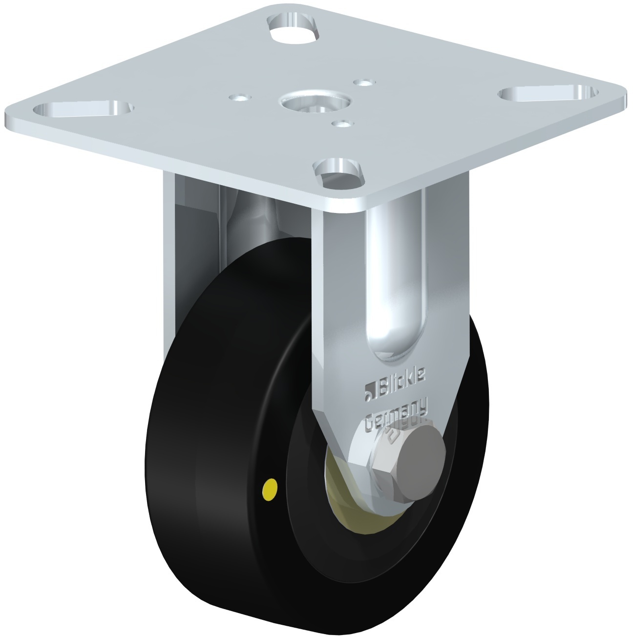  Roulette fixe BPA-VPA à platine Electro-conductrice Roulement à billes sans frein 