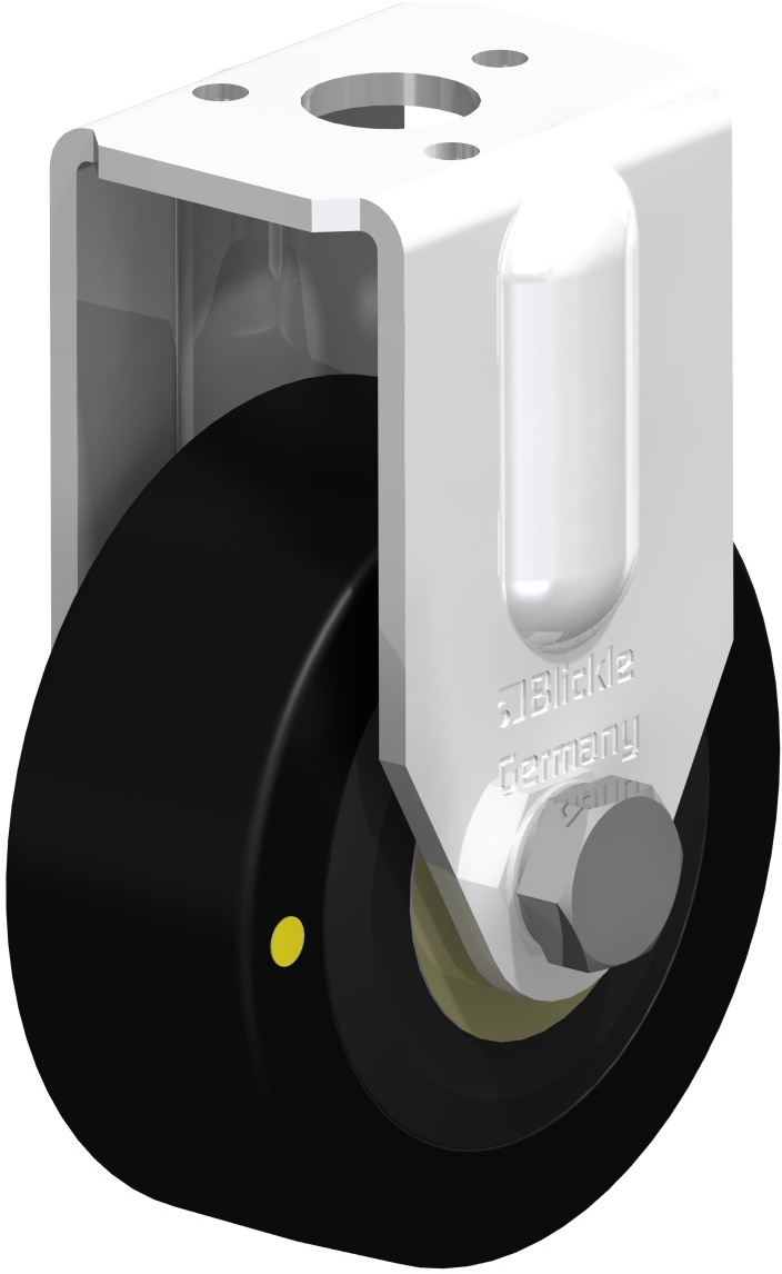  Roulette fixe BRA-VPA à trou central Electro-conductrice Roulement à billes sans frein 