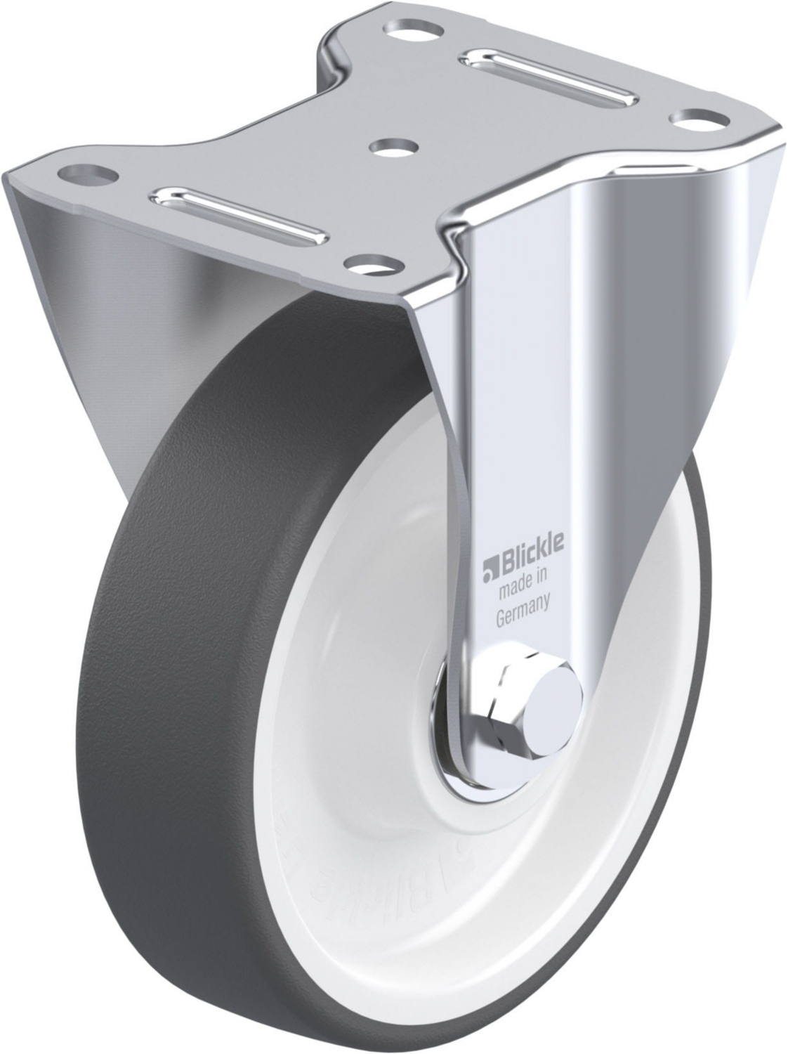 Roulette fixe en polyuréthane à billes B-POTH Ø 160 mm 400 kg Blickle
