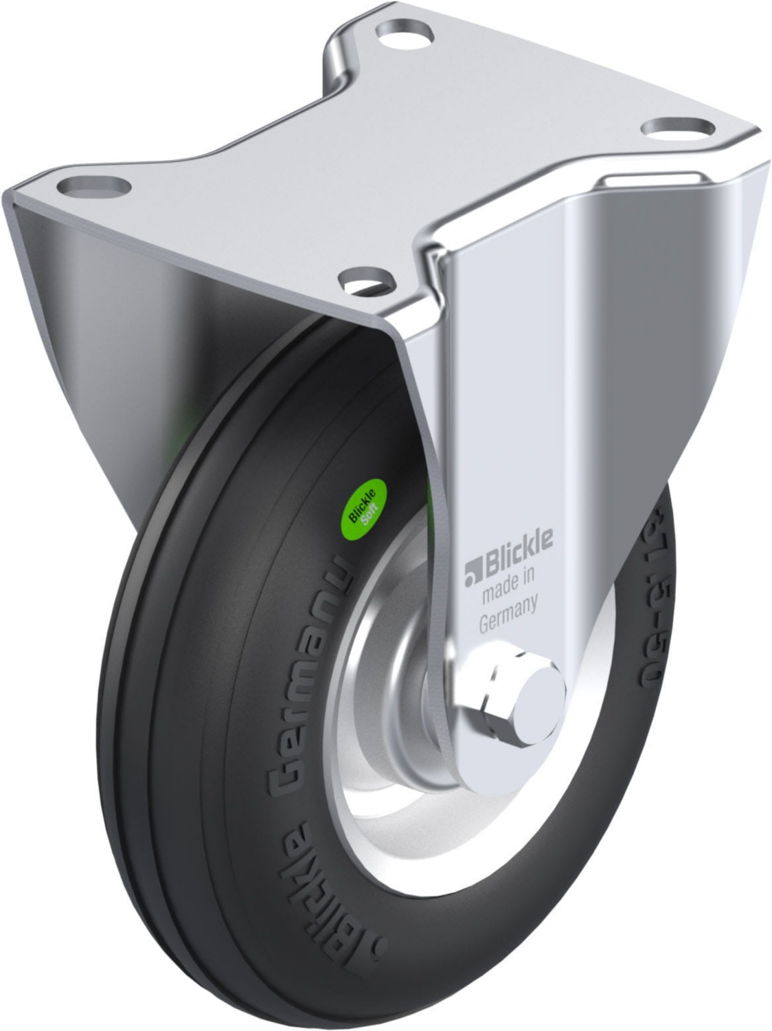 Roulette fixe B-VW à platine Roulement à rouleaux Sans frein Blickle