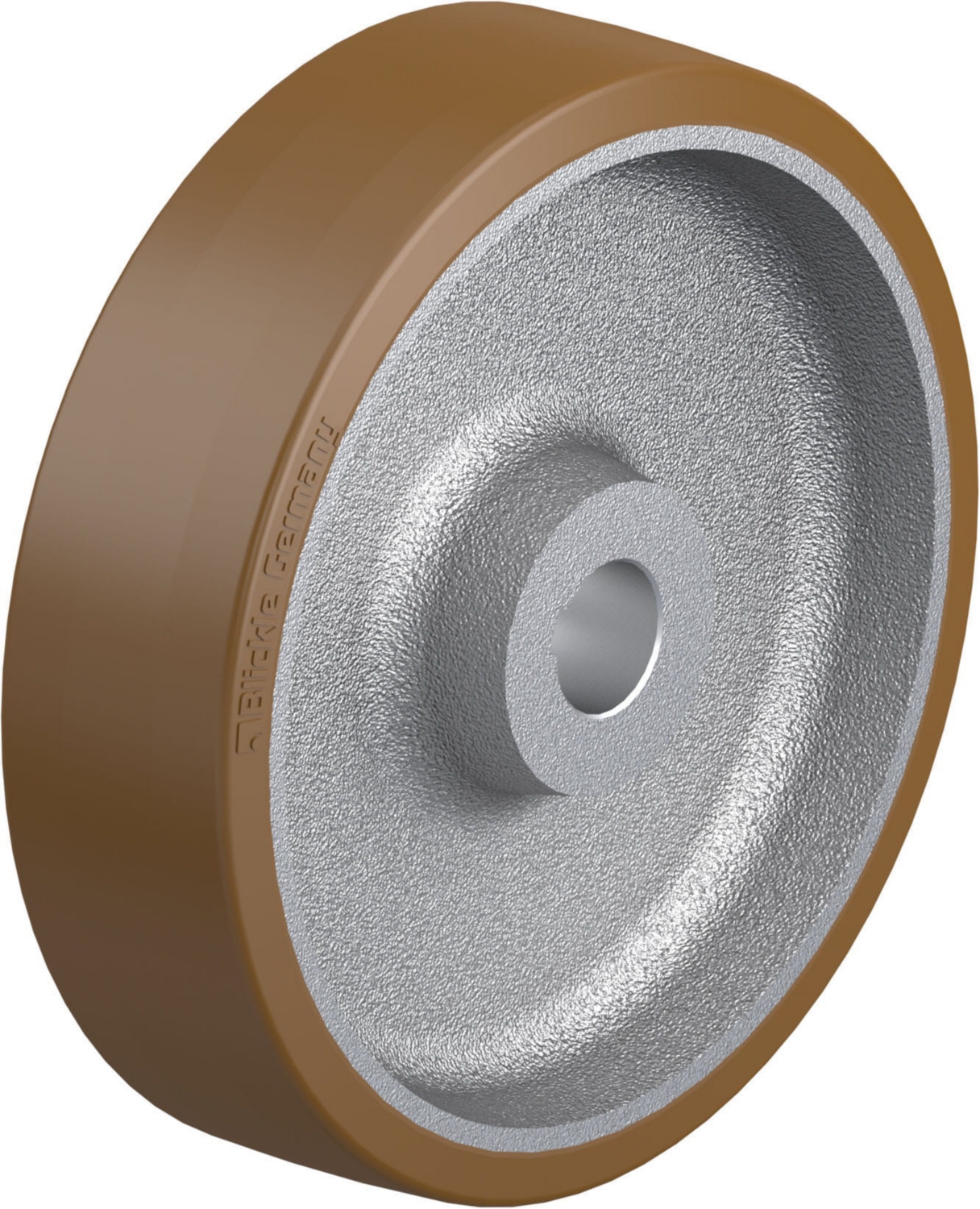Roue motrice polyuréthane moyeu à rainure de clavette Ø 300 mm 2100 kg Blickle