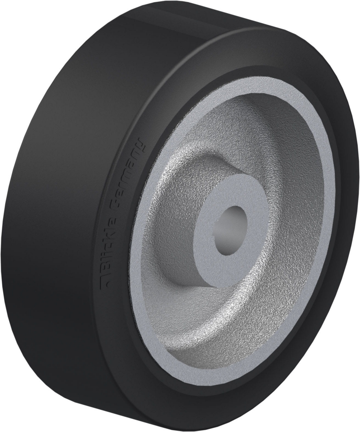 Roue motrice polyuréthane moyeu à rainure de clavette Ø 405 mm 1800 kg Blickle