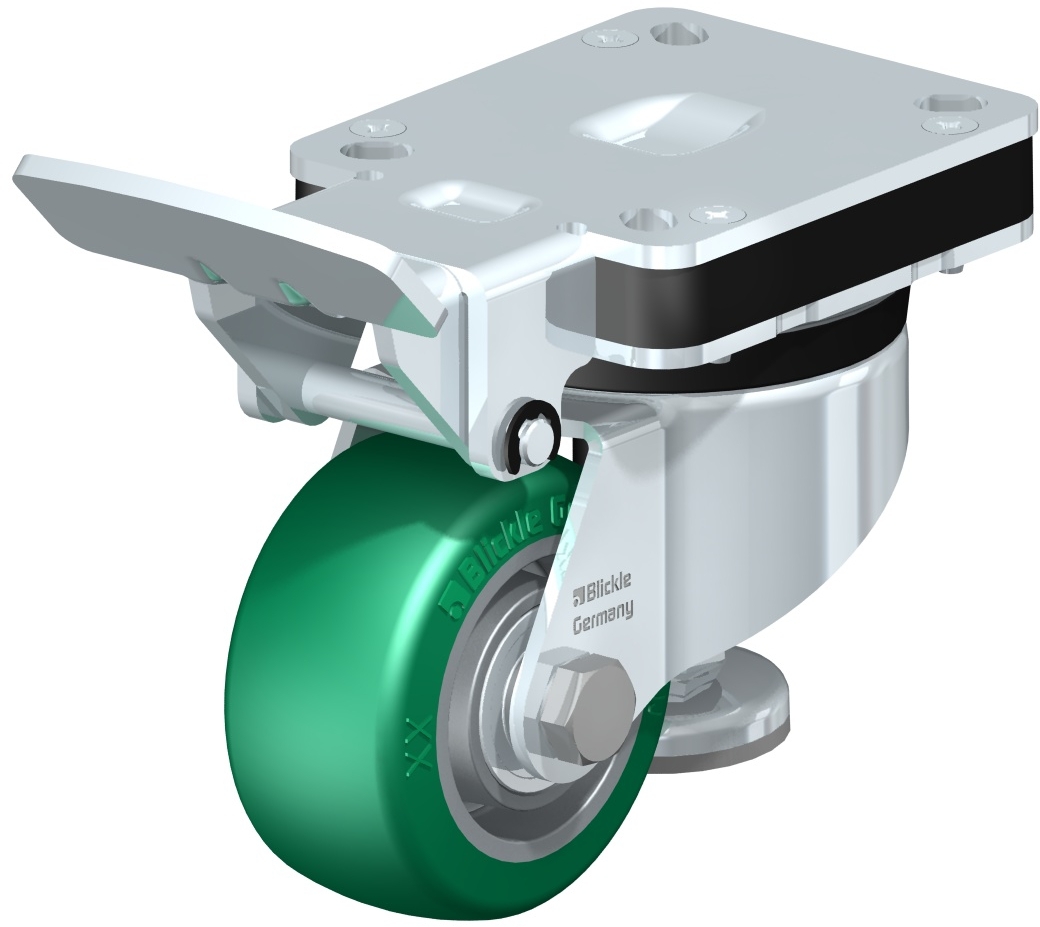 Roulette d’immobilisation HRLK-ALST à platine Roulement à billes Blickle
