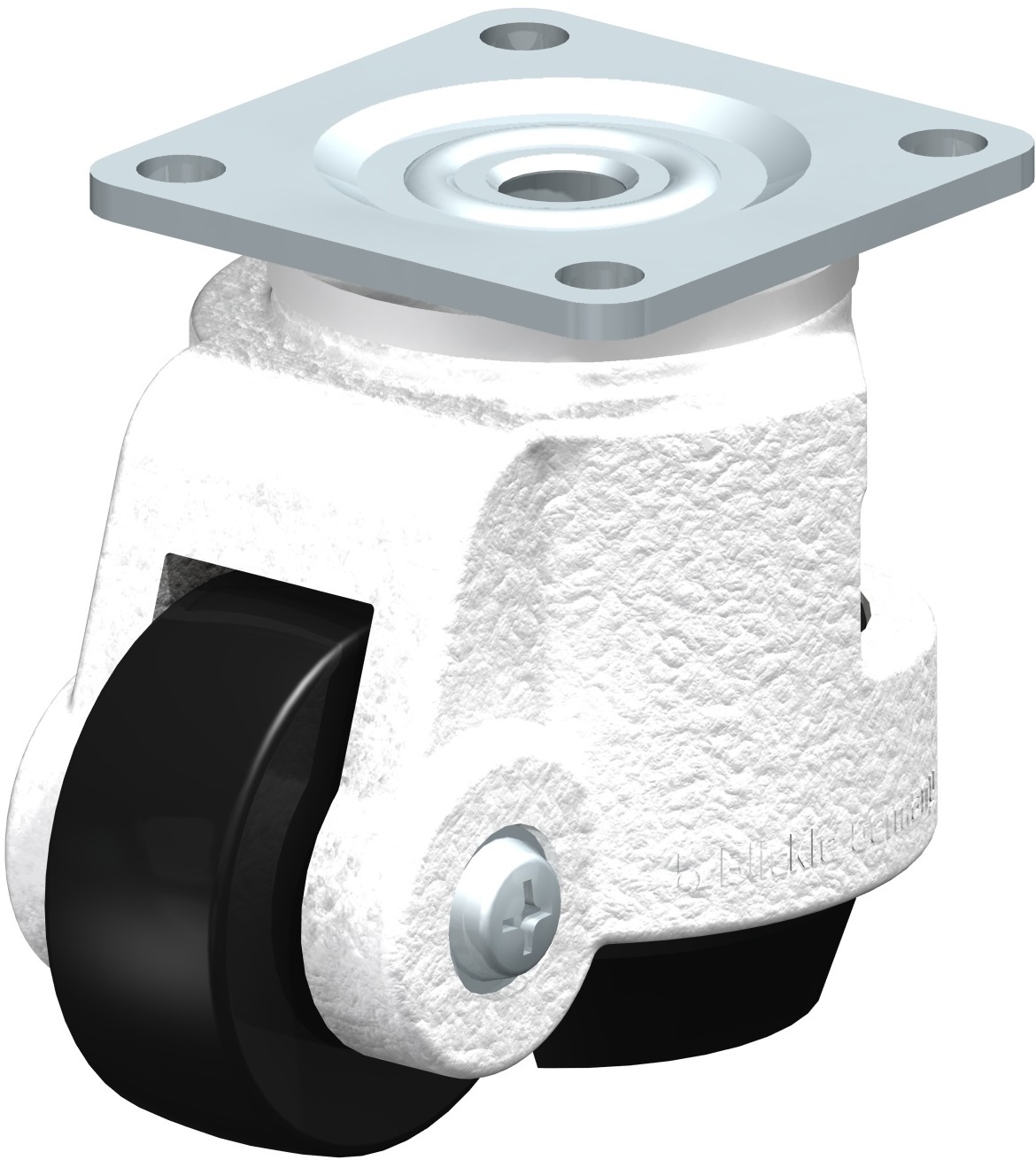 Roulette d’immobilisation HRP-POA à platine Moyeu lisse Blickle