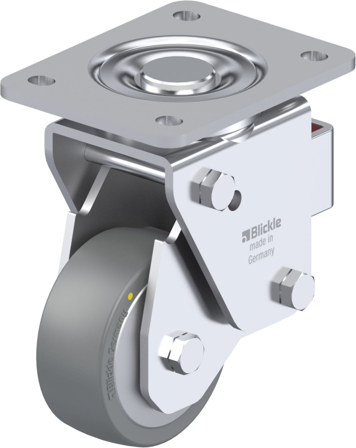 Roulette pivotante LHF-ALTH à platine Antistatique Pare-fils Roulement à billes Sans frein Blickle