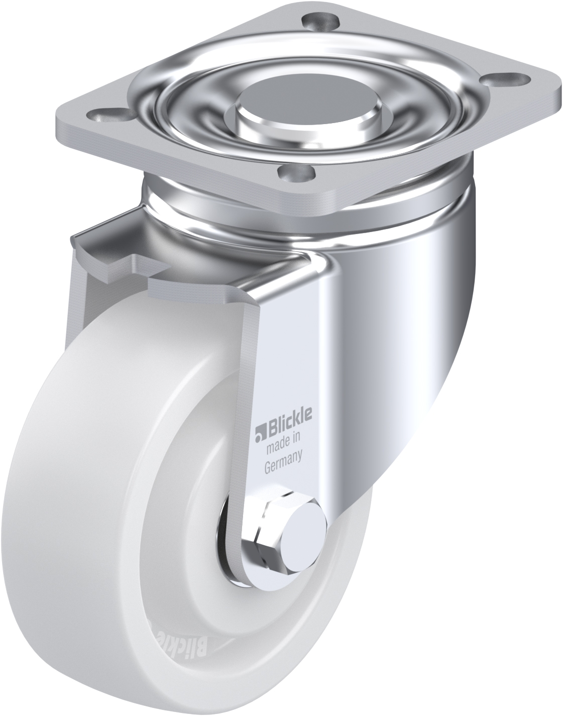  Roulette pivotante LH-SPO à platine Roulement à billes sans frein 
