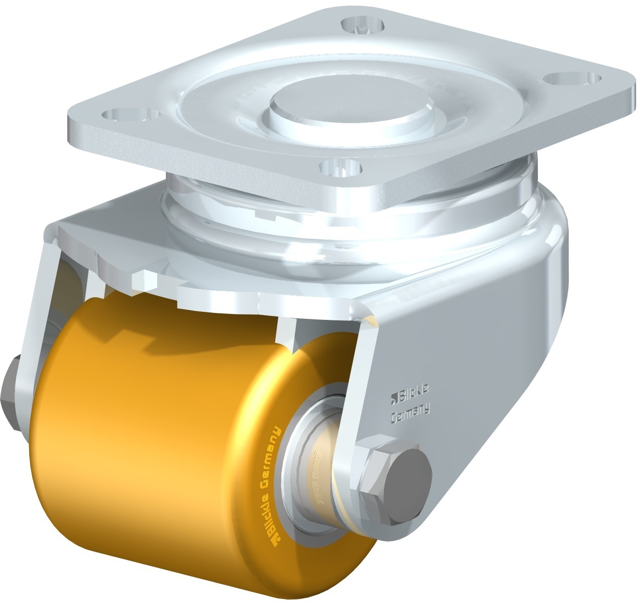 Roulette pivotante LH-VSTH à platine Roulement à billes sans frein Blickle