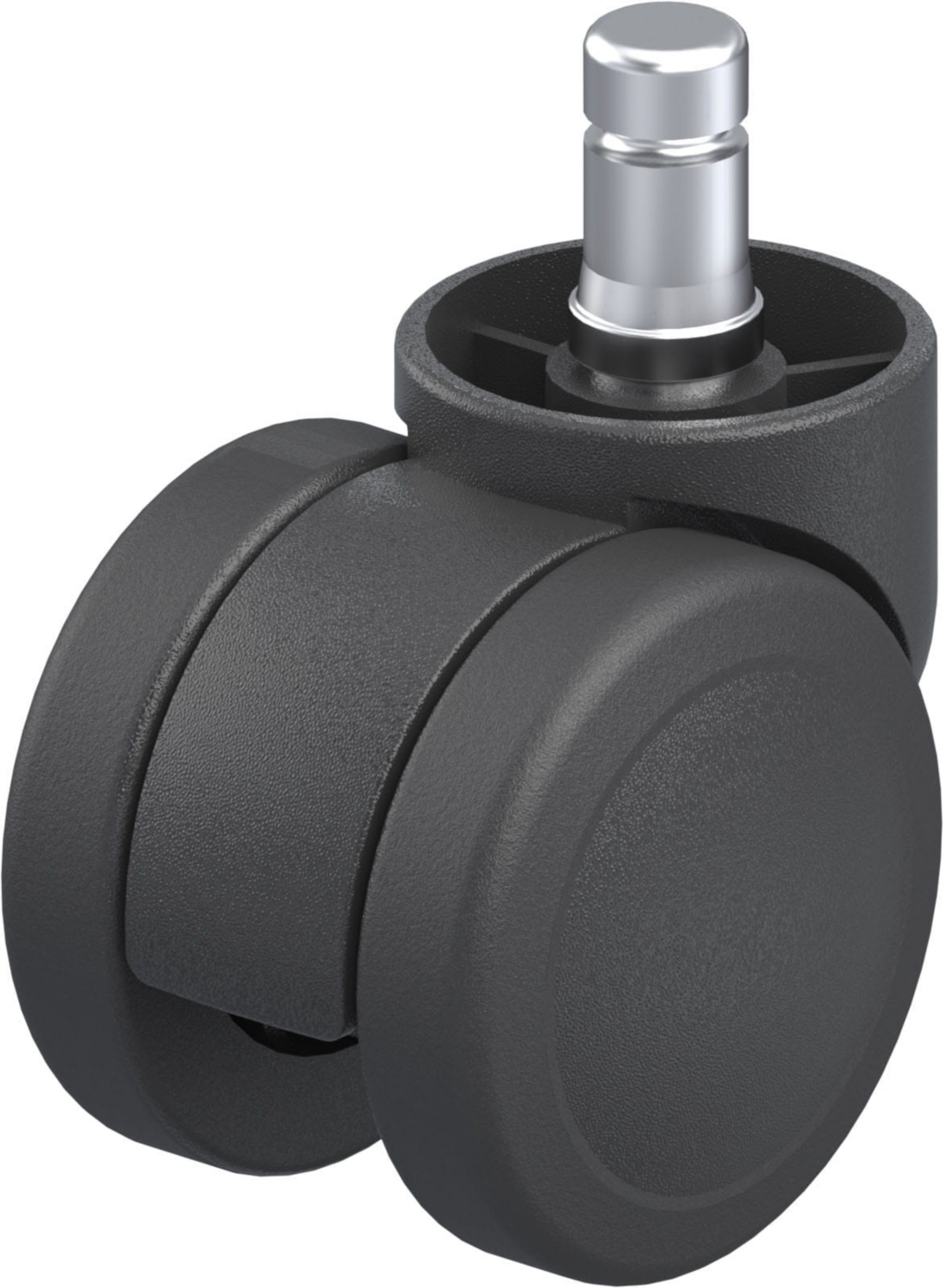 Roulette pivotante LKDB-PUA à tige Electro-conductrice lisse Sans frein Blickle