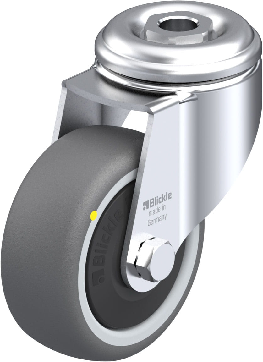 Roulette pivotante LKRA polyuréthane à billes Ø 80 mm 100 kg Blickle