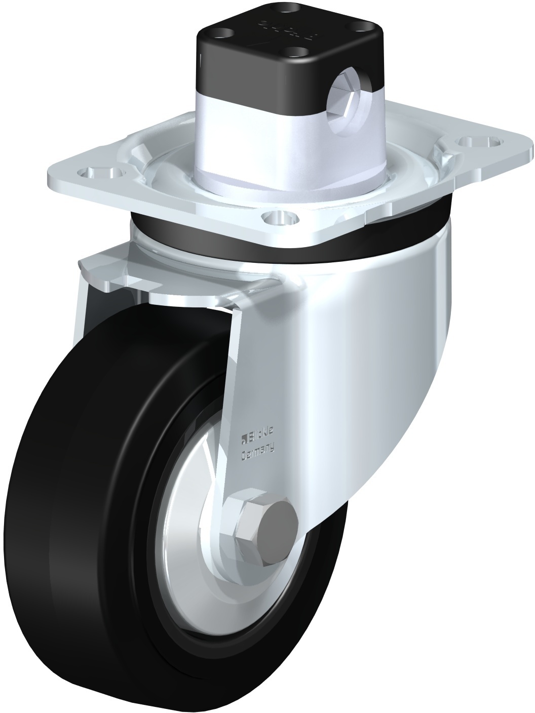 Roulette pivotante LK-POEV à platine Pare-fils à rouleaux avec frein Central-stop Blickle