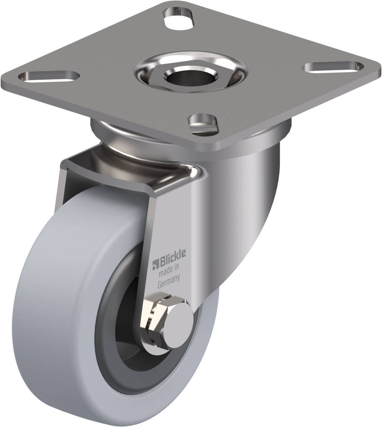 Roulette pivotante LPXA-VPA à platine lisse Sans frein Blickle