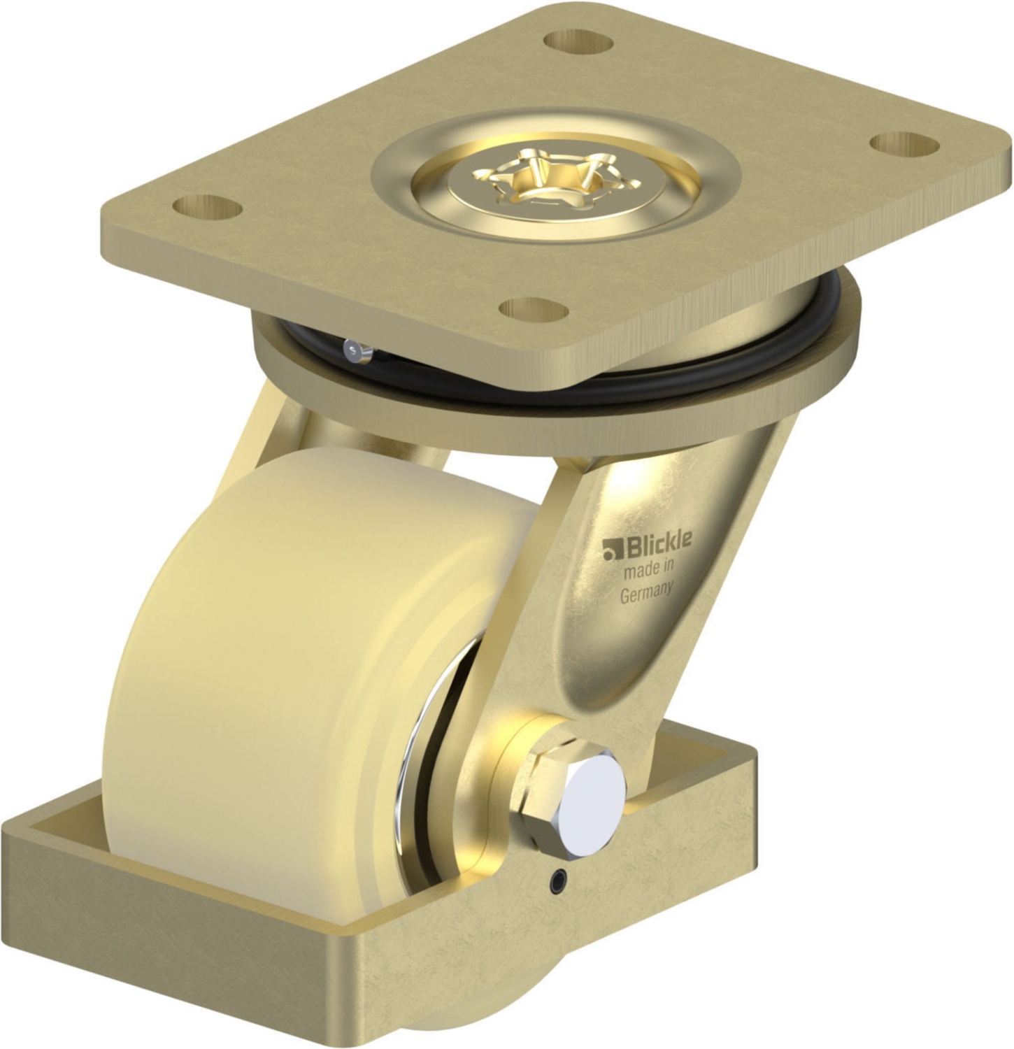 Roulette pivotante LS-GSPO à platine Protège-pied Roulement à billes Sans frein Blickle