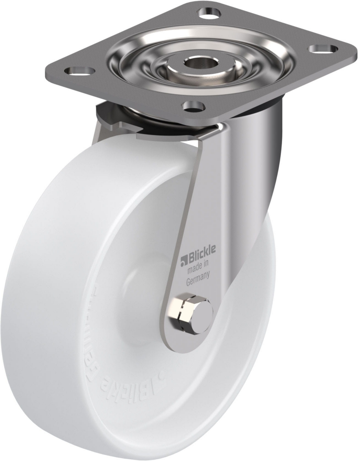 Roulette pivotante polyamide lisse LX-PO Ø 125 mm 250 kg Blickle