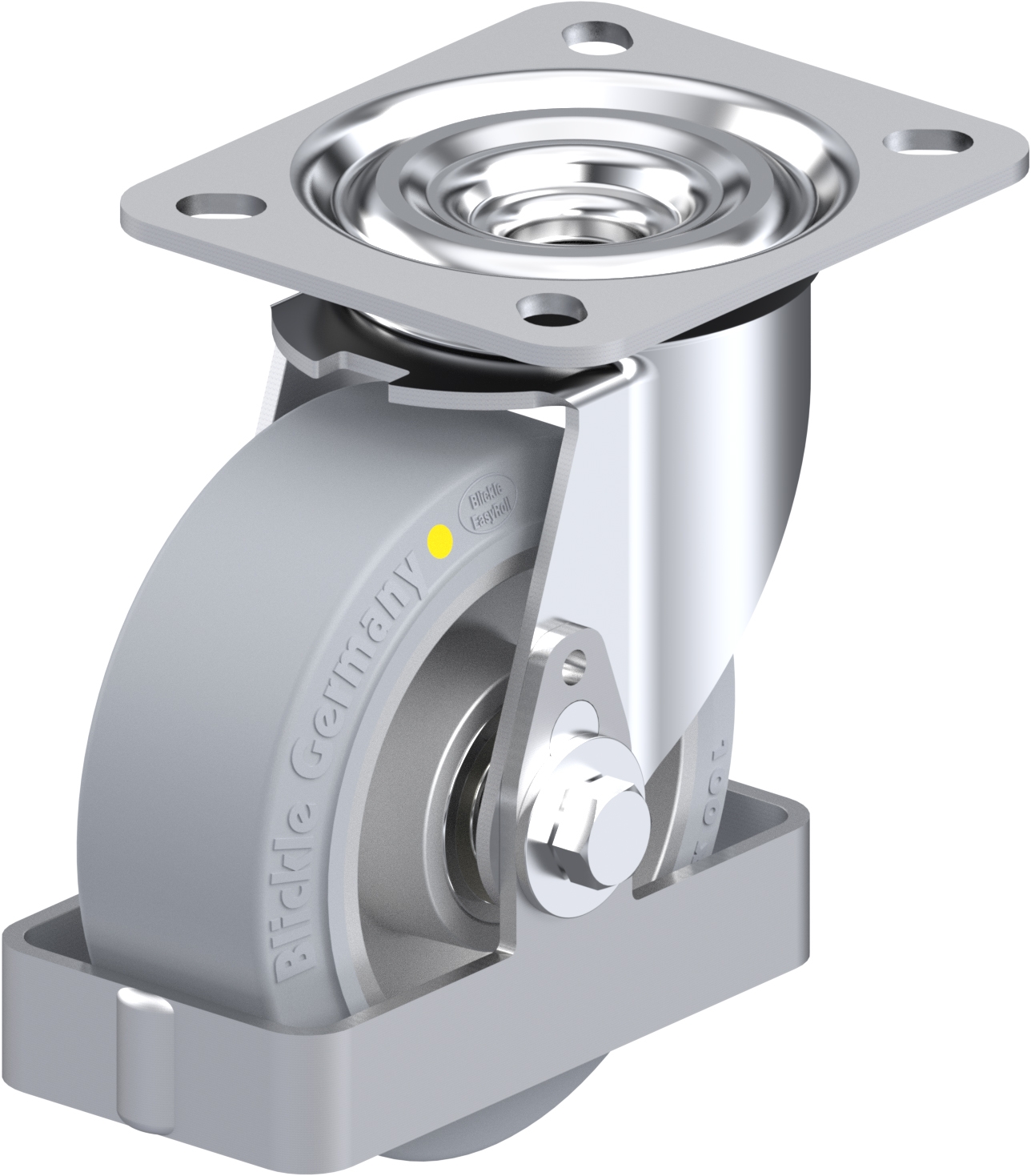 Roulette pivotante L-ALEV à platine Antistatique Roulement à billes sans frein Blickle