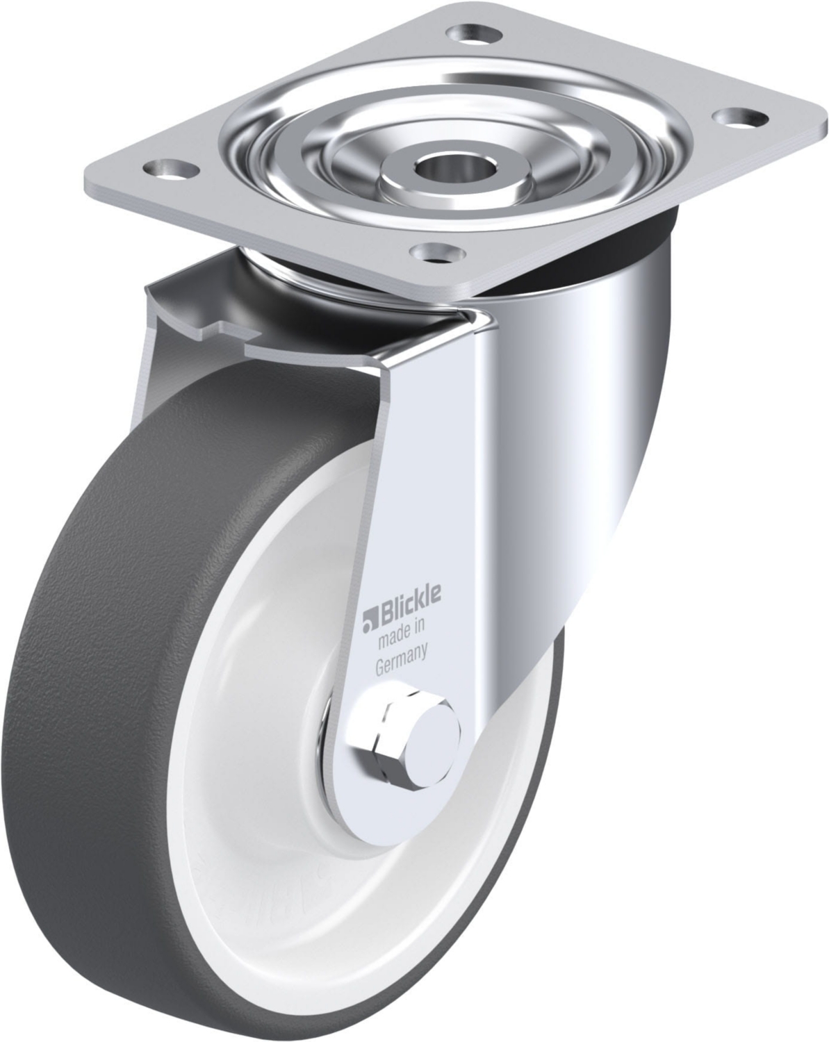 Roulette pivotante L-POTH à platine Roulement à billes Sans frein Blickle